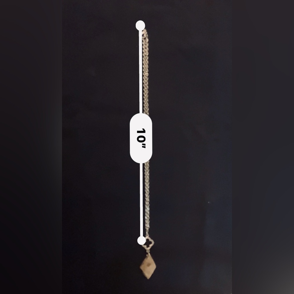 Petoskey Stone Diamond ♦️ Shaped Necklace - Picture 8 of 12
